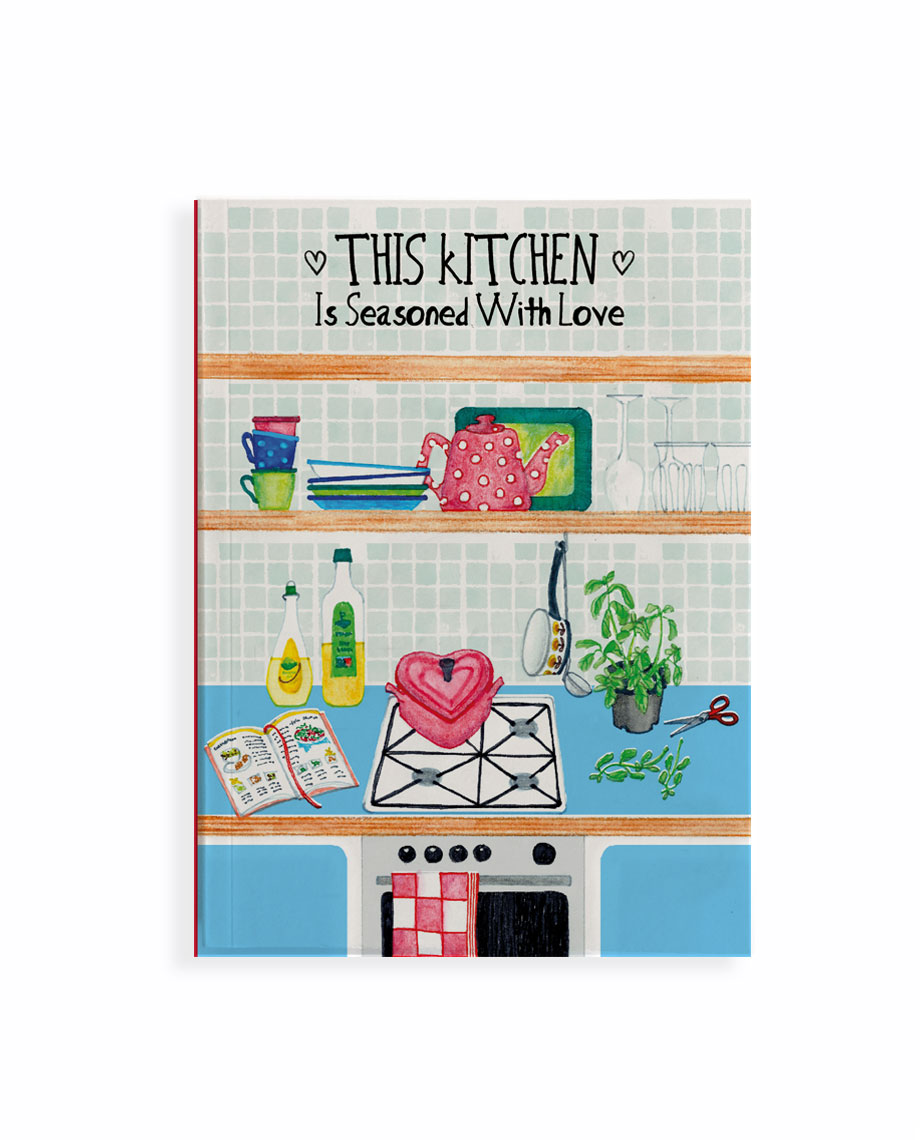 SchrijfWAAR Notitieboek A6 Paint Kitchen