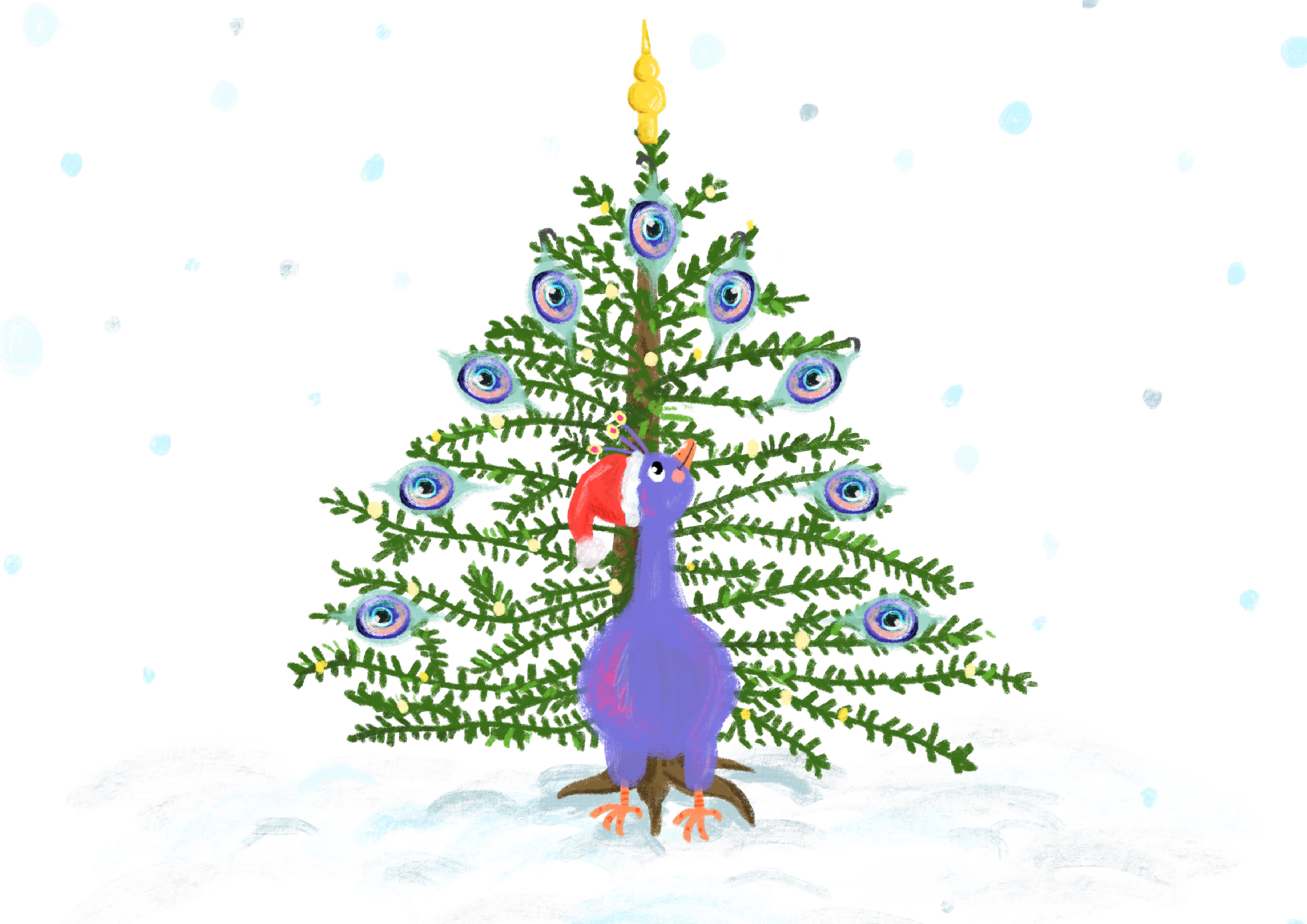  Kerstpauw