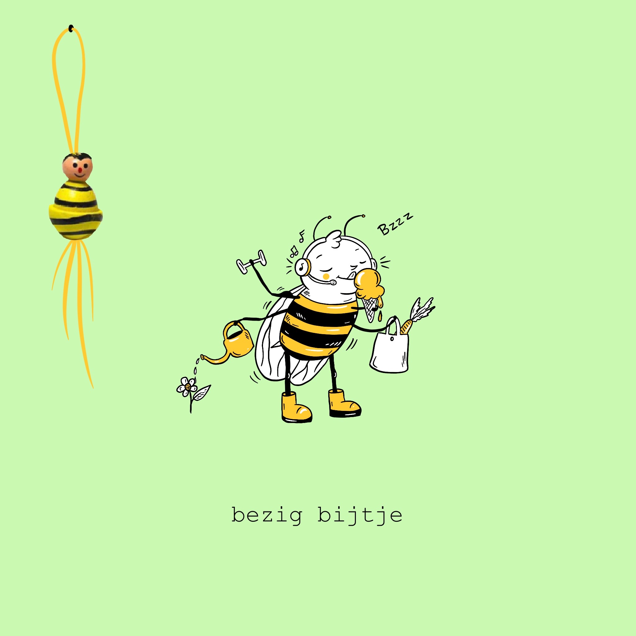  Bezig bijtje