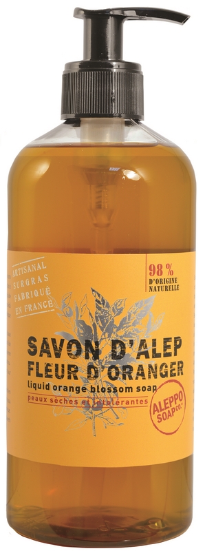 Savon d'Alep Liquide Fleur d'Oranger 500ml