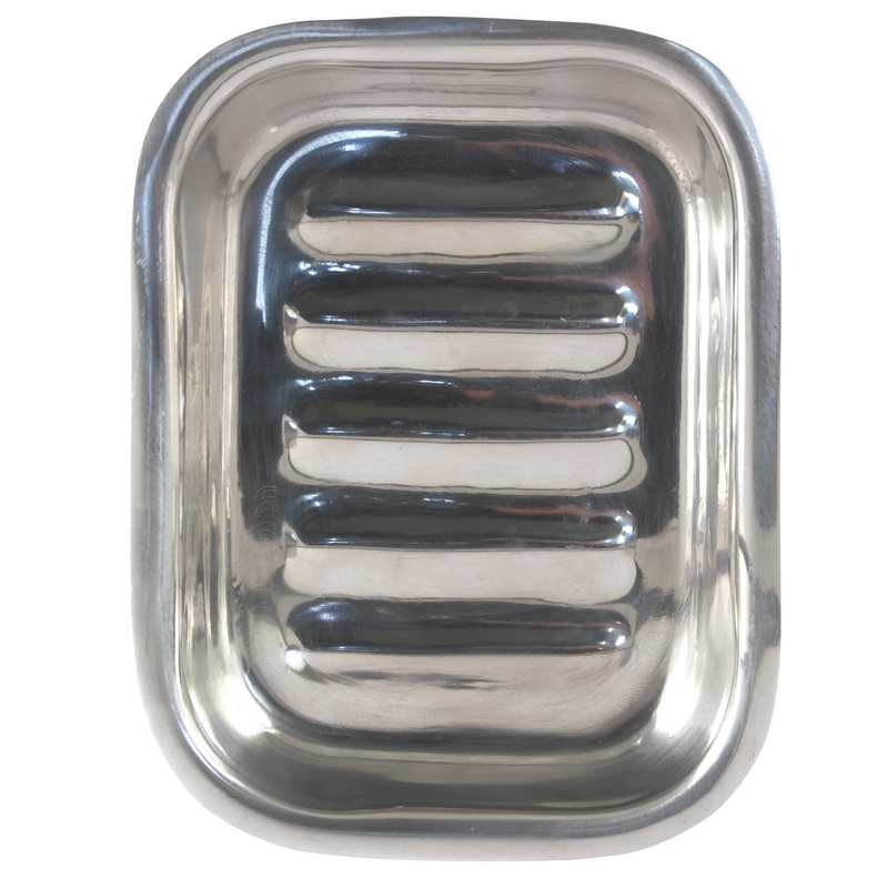  Porte Savon d'Alep Zeepbakje RVS 10x12.9x2.5cm