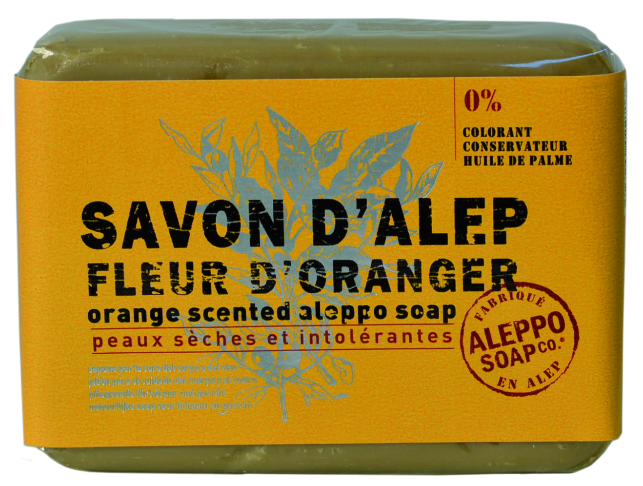 Savon d'Alep Fleur d'Oranger 100gr