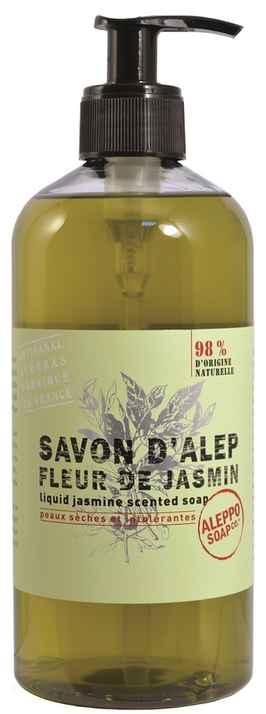 Aleppo Soap Co. Fleur de Jasmin Liquid Jasmine Scented Soap Gel 500ml