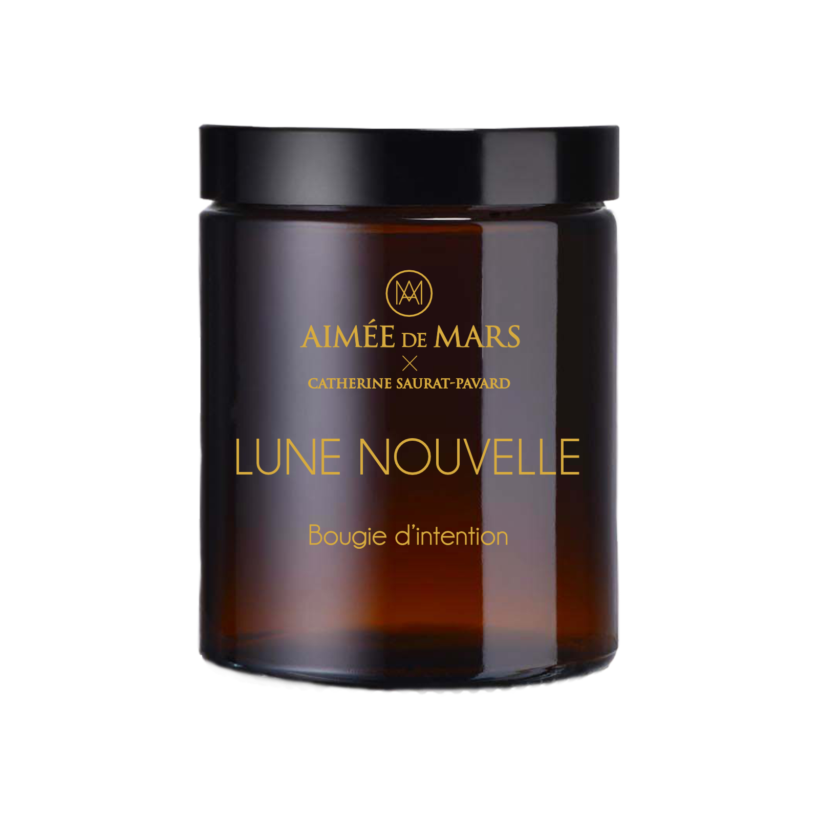 Aimée De Mars - Meditatiekaars Lune Nouvelle - Kaars - Geurkaars - 100 % Natuurlijk - 40 Branduren