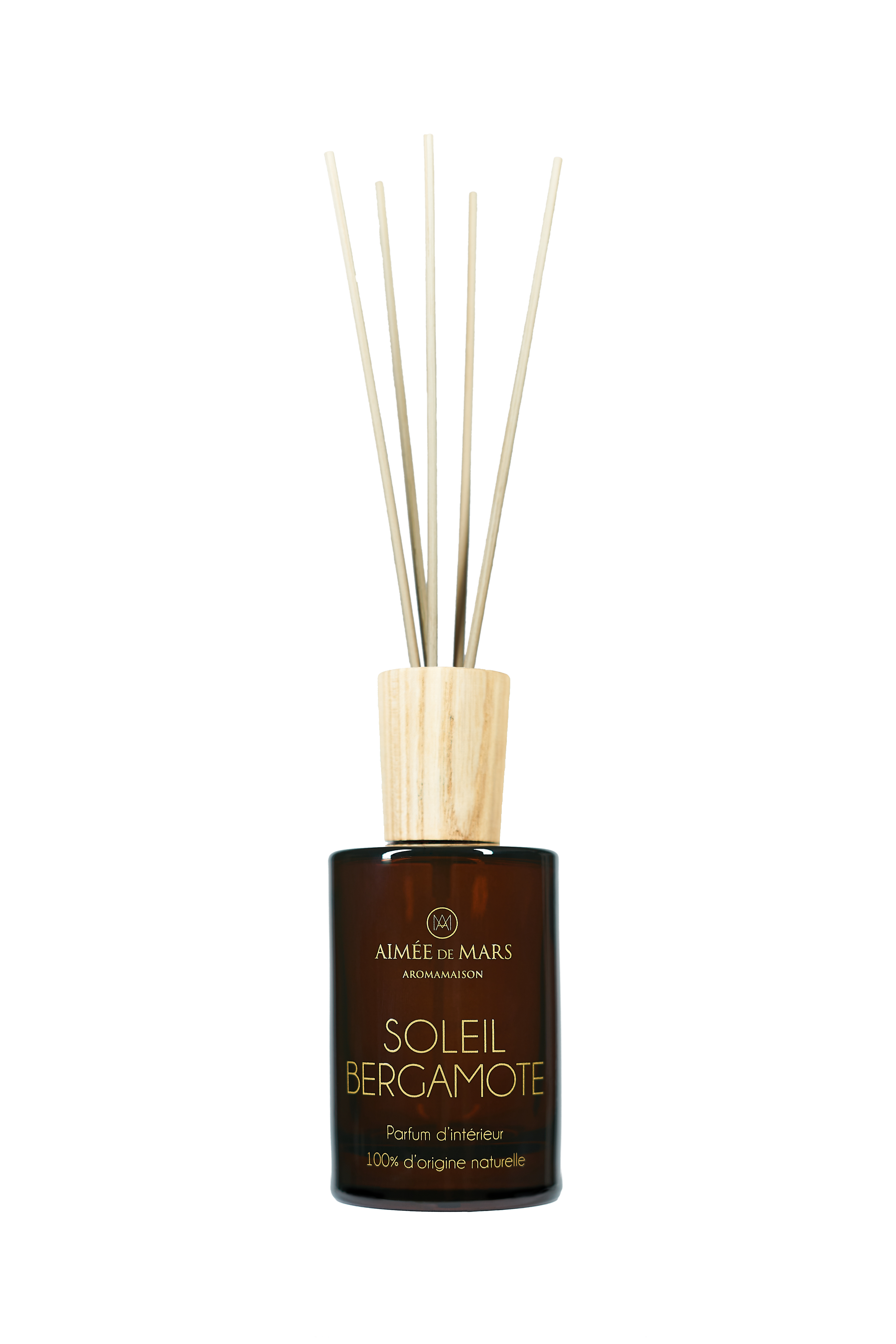 Aimee de Mars - Soleil Bergamote - Geurstokjes - 100% Natuurlijk - 100 ml - Huisparfum