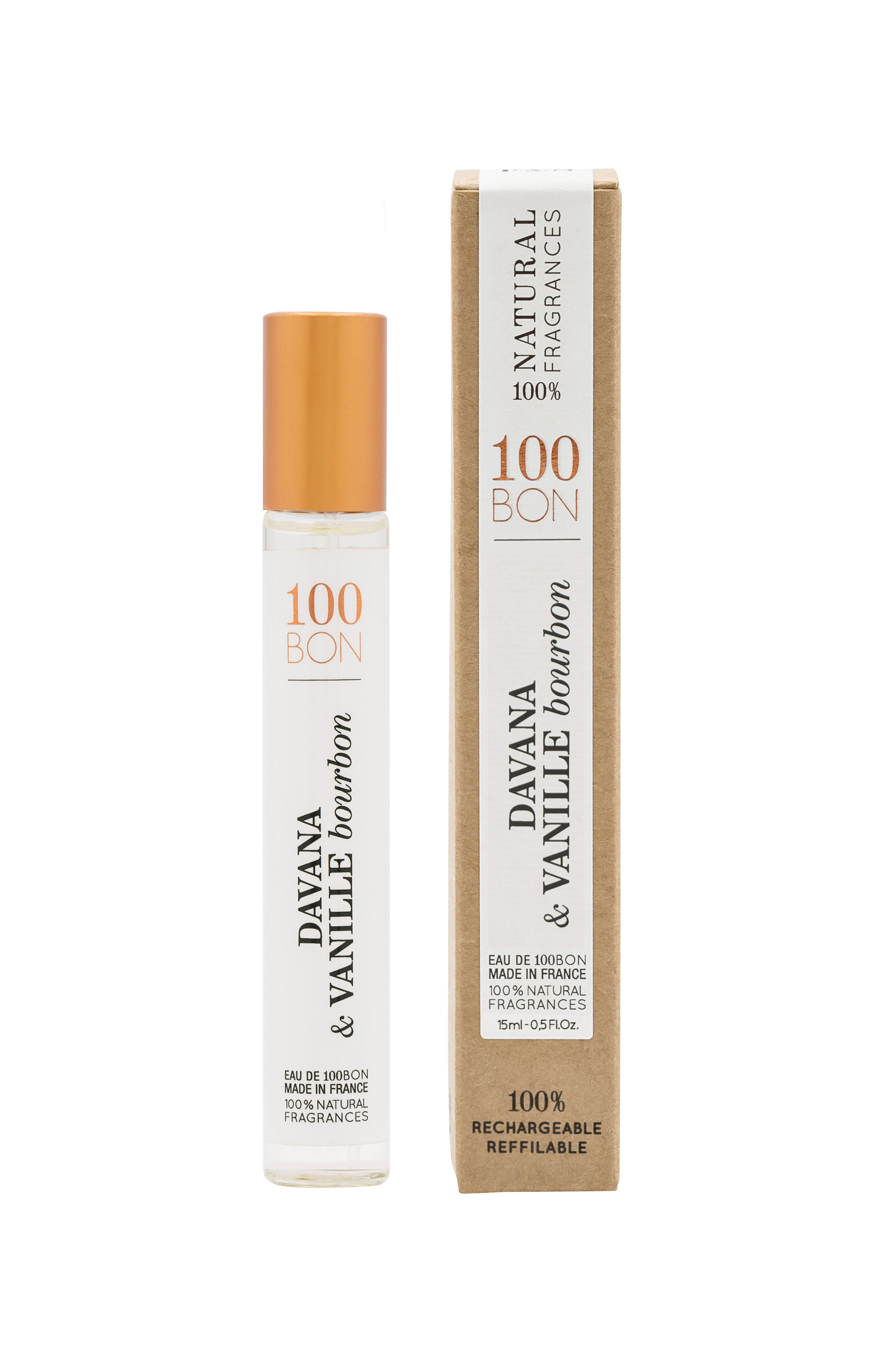 100BON COLOGNE DAVANA en VANILLE BOURBON 15ML