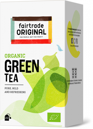 Fair Trade Original Thee groen, bio, MH, 20x2g