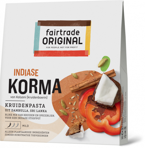 Fair Trade Original Korma Kruidenpasta, 75g