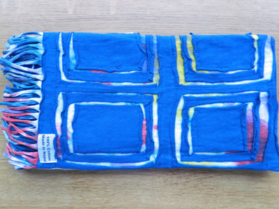 Madat Nepal Shawl Cotton, 25*140 Blue