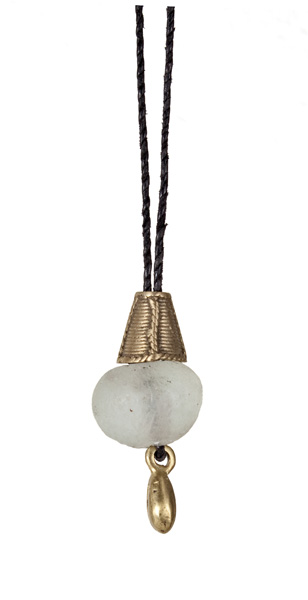 Tahoua Ketting, Hanger Recycled Glas-Brons