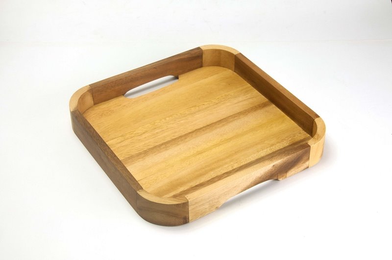  Dienblad Aca Vknt 30x30cm Natural