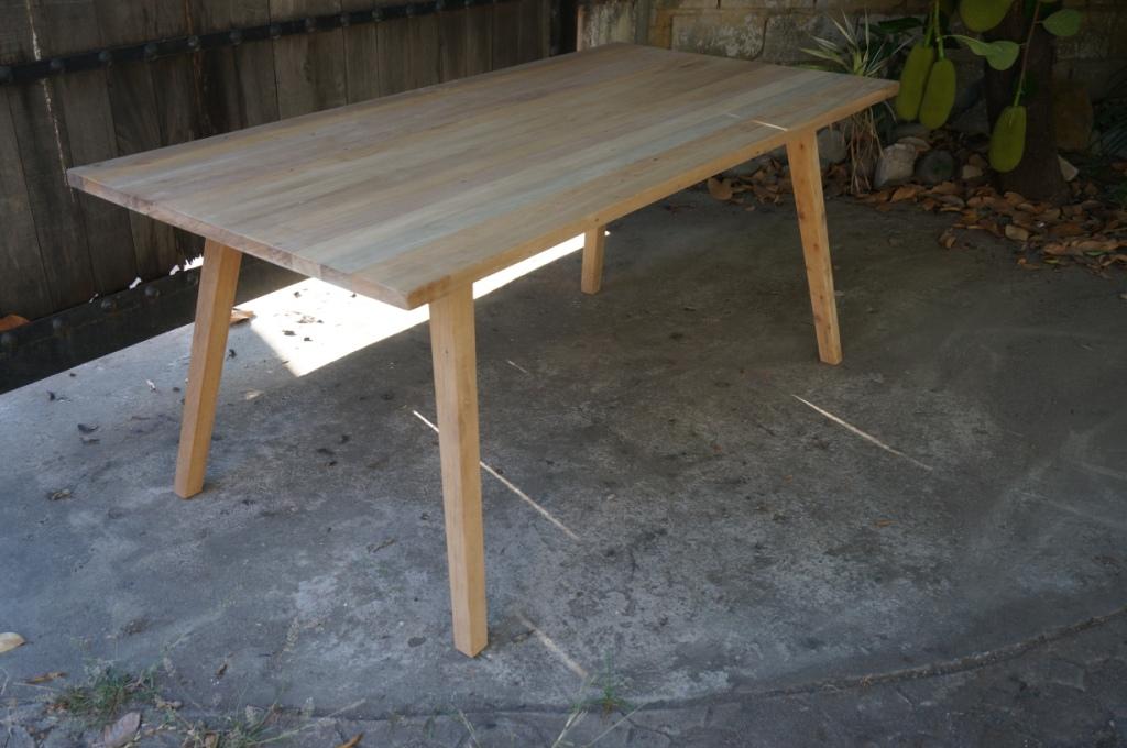 Fairtrade Eettafel Recla Scherp160x80x78cm