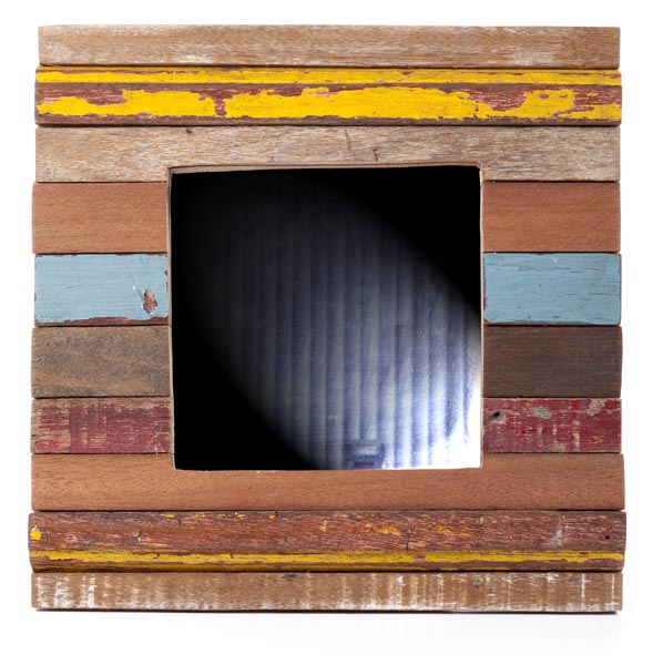 Sarana Mirror Recycle Wood Square