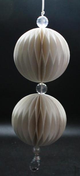 Only Natural Bol dubbel honingraat met kraal