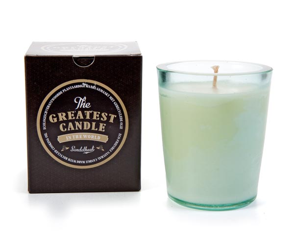 The Greatest Candle in the World Geurkaars Sandalwood 150 gram