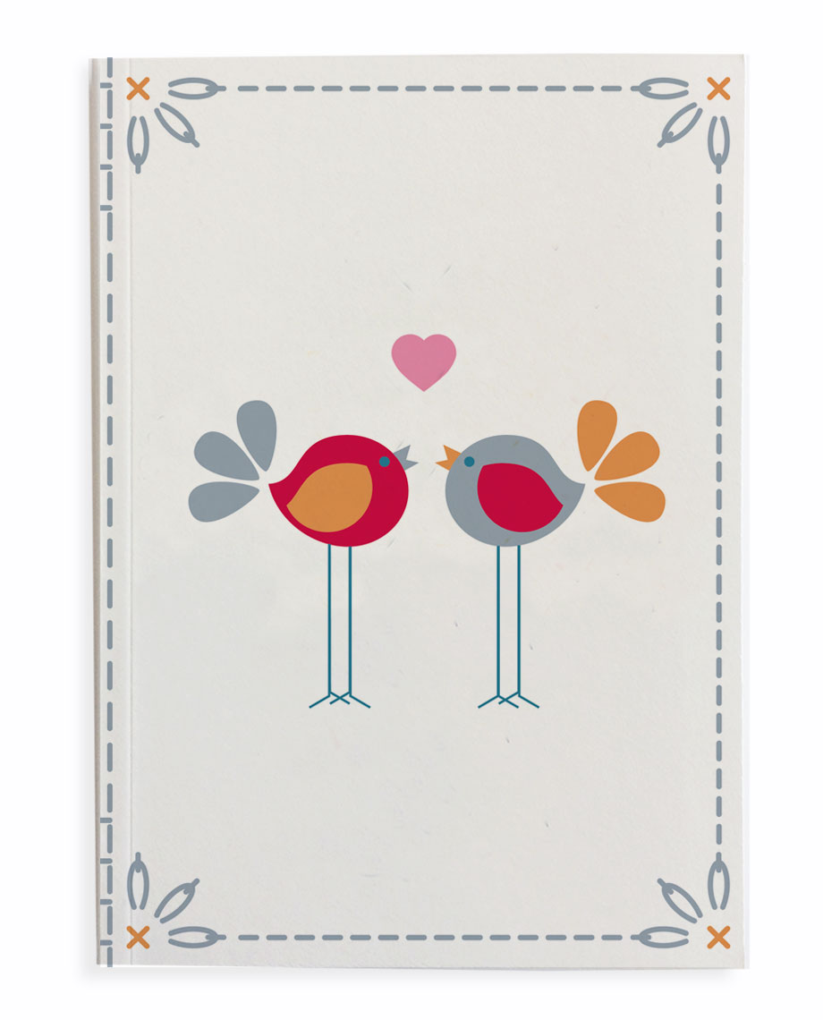 FairForward Notitieboek A5 Folk Bird