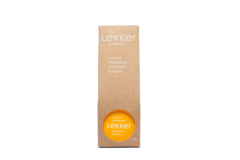 THE LEKKER COMPANY: Deodorant Mandarijn Citroen 30gr