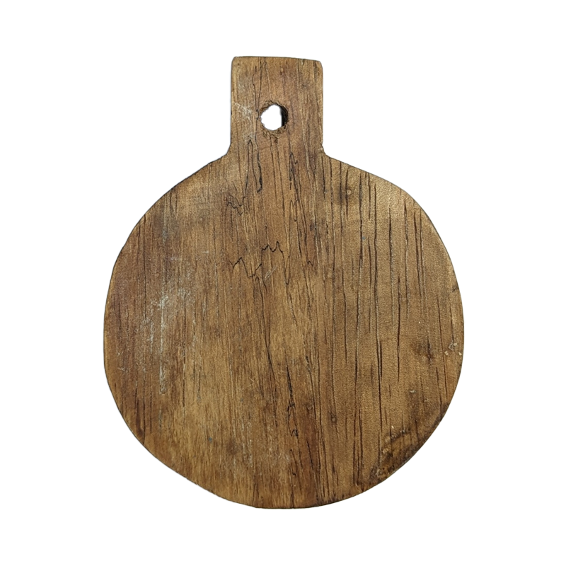 Eco Collection Kerstvorm Kerstbal Scrapwood 10cm