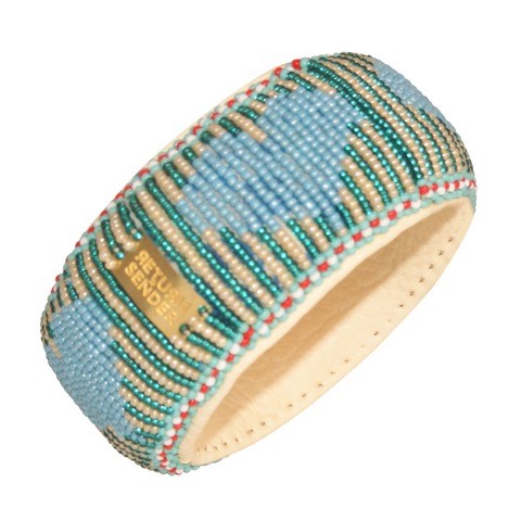  Kralenarmband breed hart