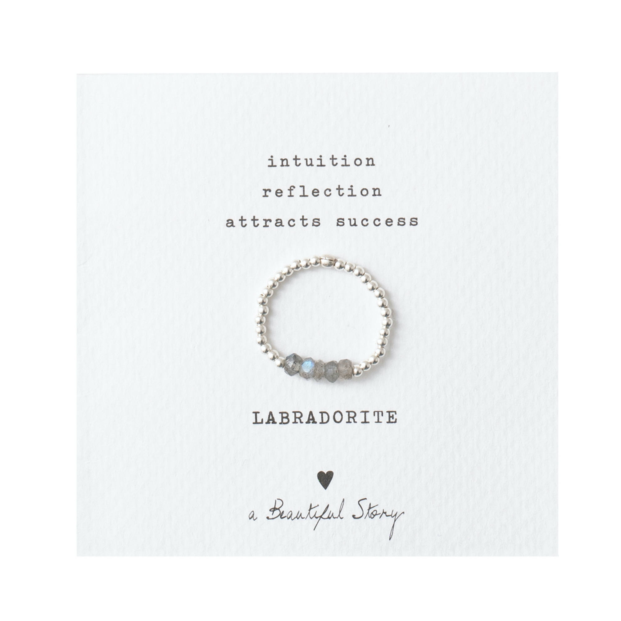 Beauty Labradorite Ring M/L