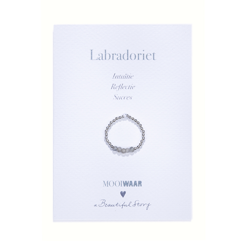  MooiWAAR Beauty Labradorite Silver ring
