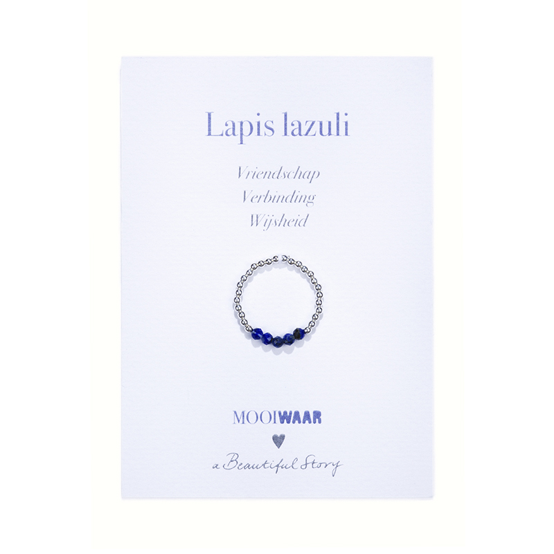  MooiWAAR Beauty Lapis Lazuli Silver ring