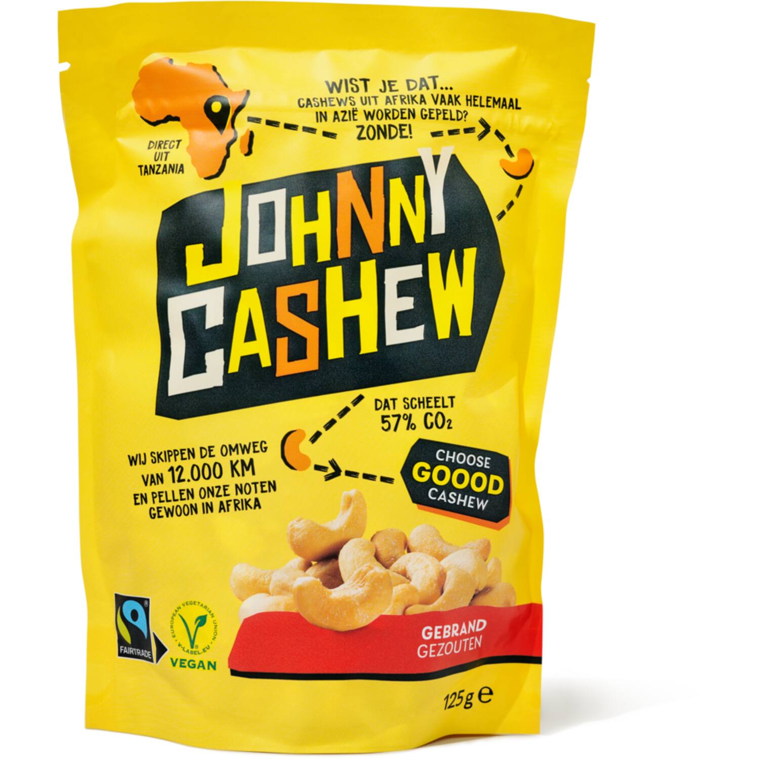 Johnny Cashew Gebrand/ Gezouten