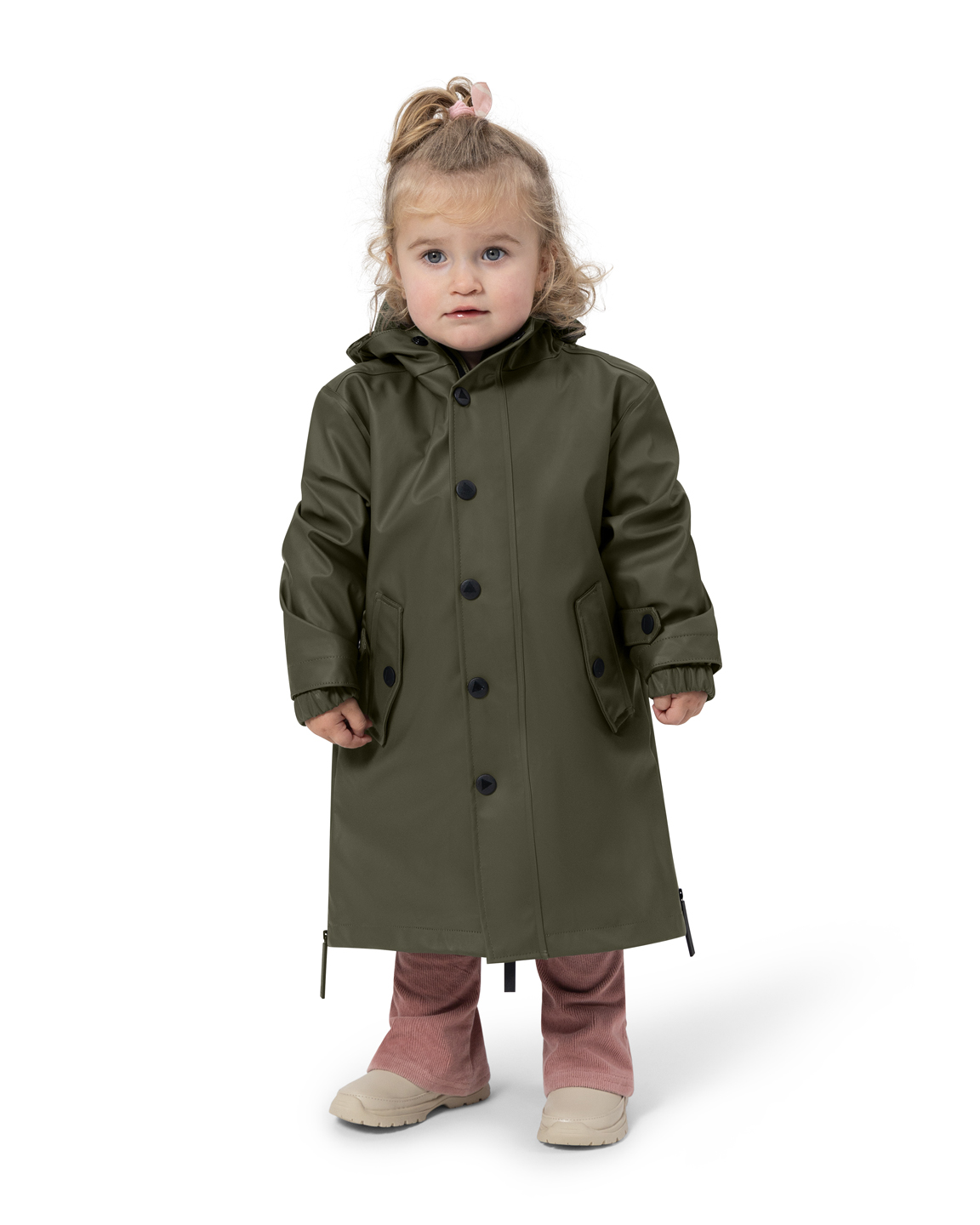 Maium - Regenjas voor kinderen - Kids Original - Legergroen - maat L (4jaar)