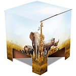 Dutch Design Kruk - safari animals