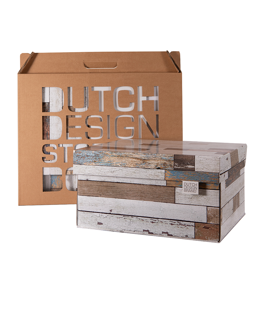  Dutch Design Storage Box Beachwood L395B210H210mm